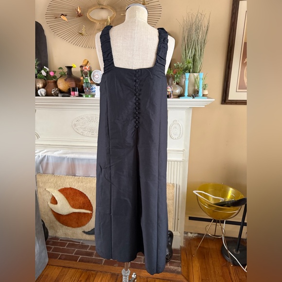 Djerf Avenue Breezy Embroidered Dress Black in M - Picture 13 of 15